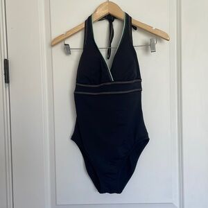 Anne Cole Collection Women’s One Piece Swimsuit Black/Teal 10